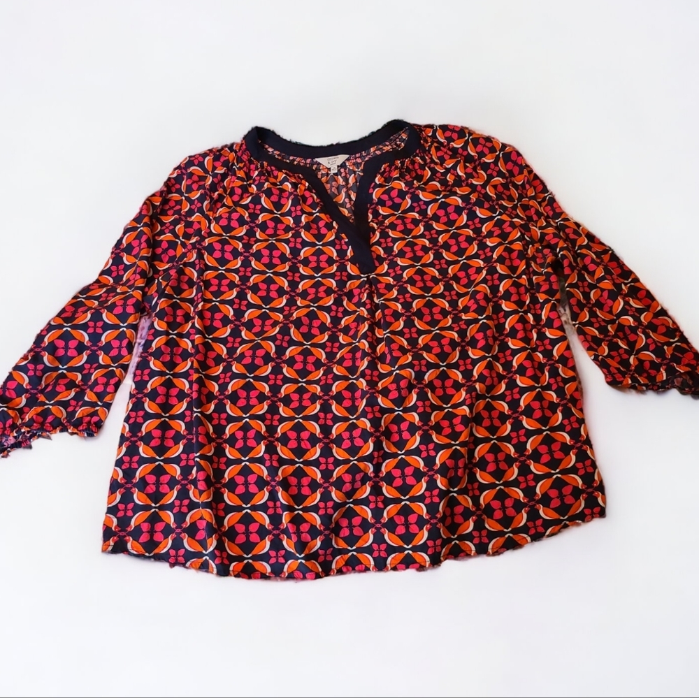 3/4 sleeve crown&ivy top